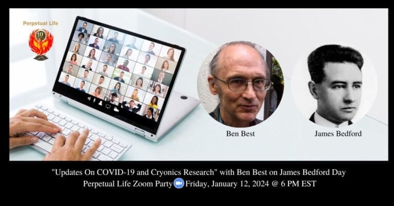 James Bedford Day COVID-19 and Cryonics Research